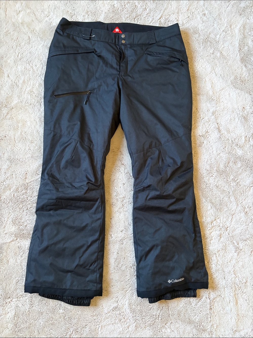 Columbia Women's Black Flare Ski Snow Pants